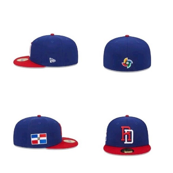 2023 World Baseball Classic Dominicana New Era 59FIFTY Fitted Hat 7 1/4 - Picture 5 of 8